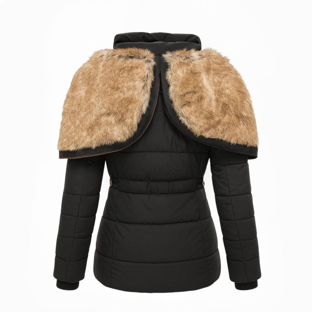 Lefèvre™  Manteau d'hiver avec doublure en fourrure