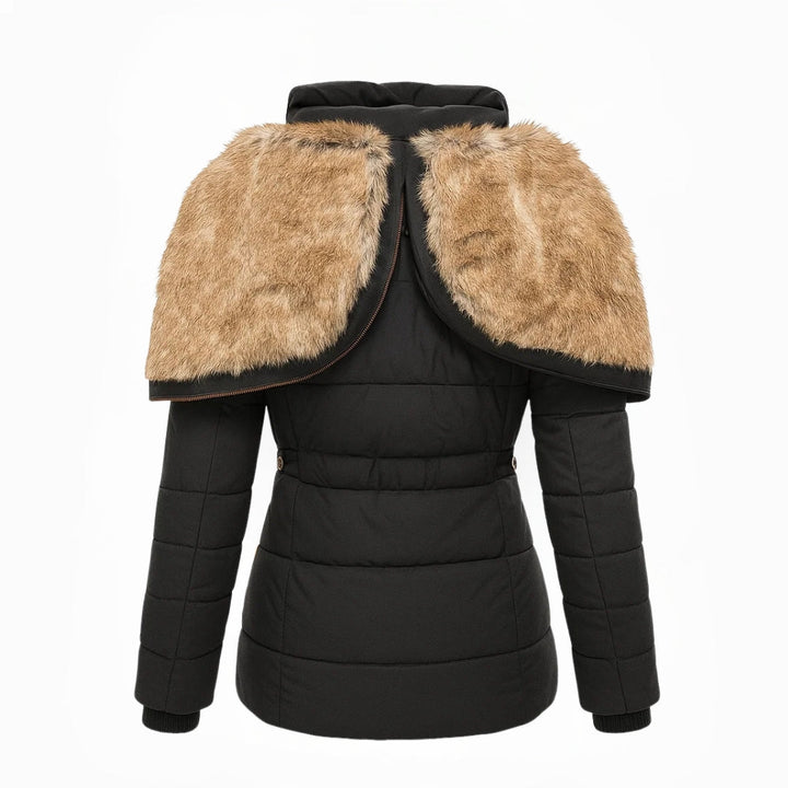 Lefèvre™  Manteau d'hiver avec doublure en fourrure