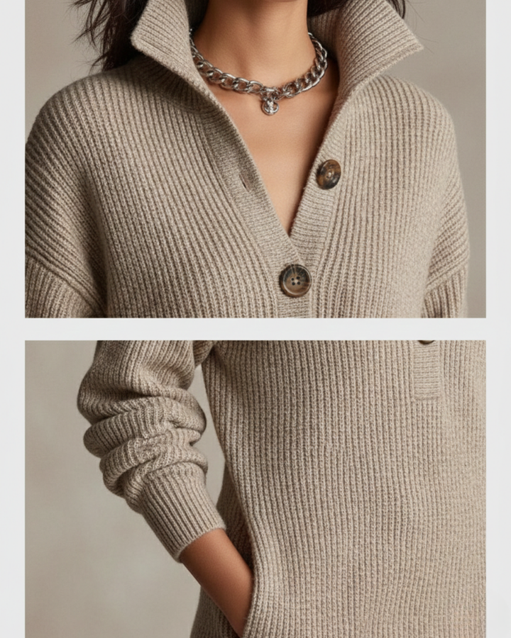 Lefèvre™ Robe Ayda Mi-Longue En Laine