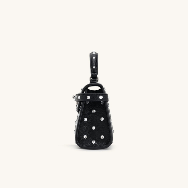 Lefèvre™ Mini Sac Grace - Cristal Noir