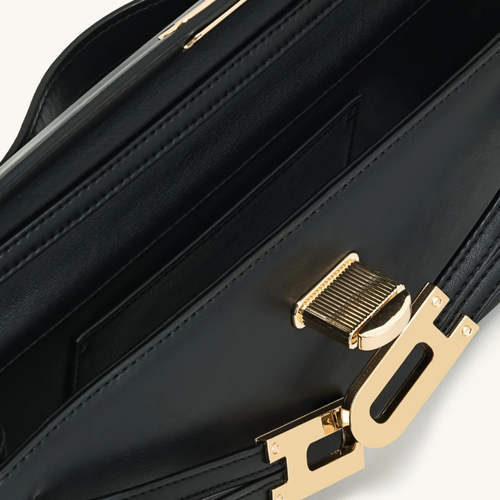 Lefèvre™ Sac à main à poignée supérieure Clémence - Noir