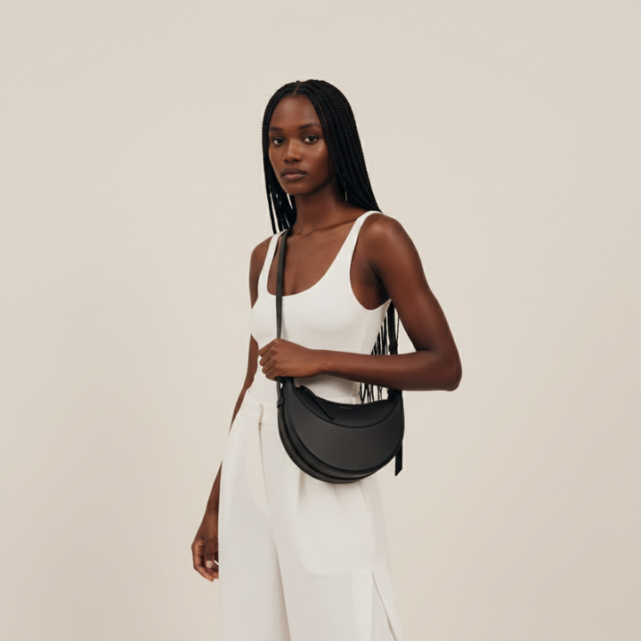 Lefèvre™ Sac à épaule Luna - Noir