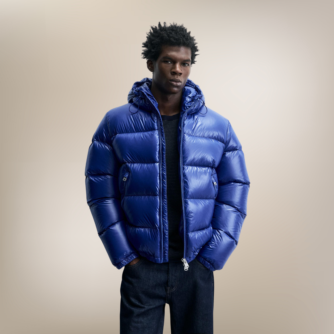 Lefèvre™ Veste Puffer - Bleu électrique