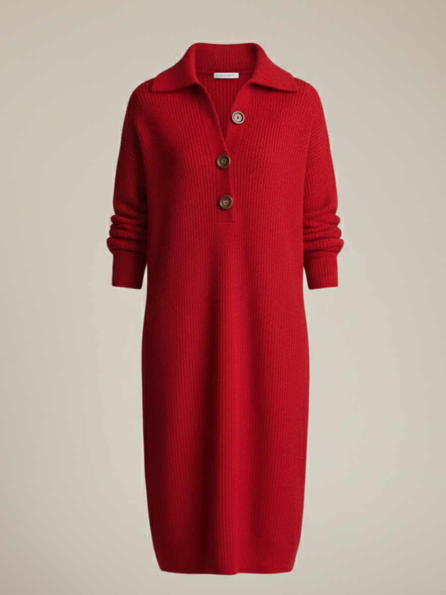 Lefèvre™ Robe Ayda Mi-Longue En Laine