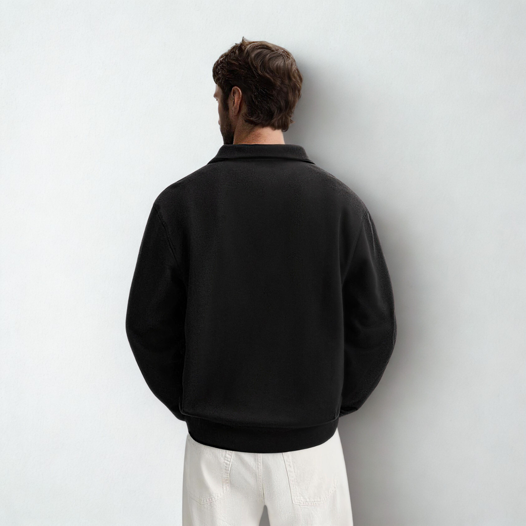 Lefèvre™ Sweat Zippé Paris - Noir