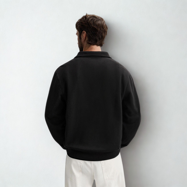 Lefèvre™ Sweat Zippé Paris - Noir