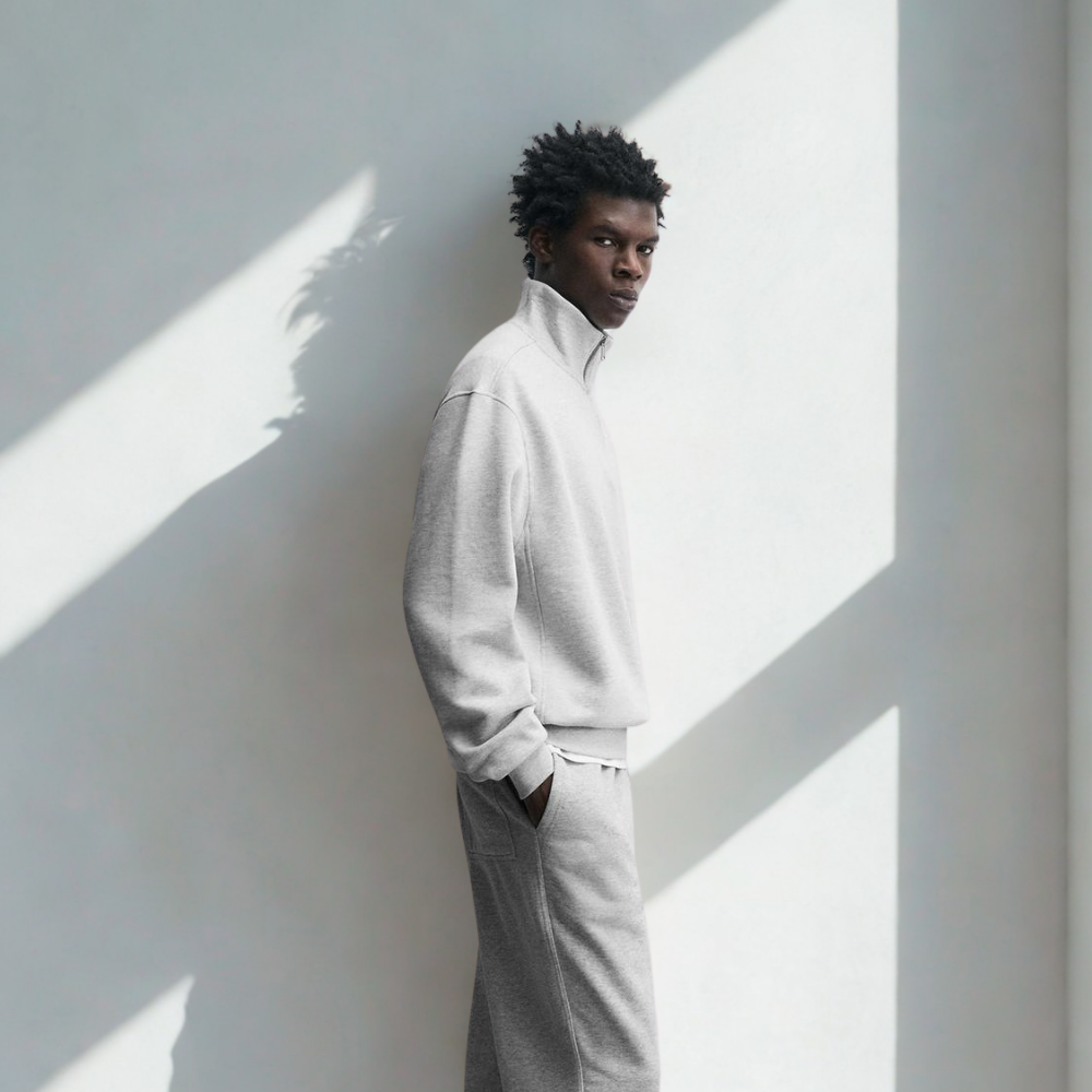 Lefèvre™ Sweat Zip Paris - Gris