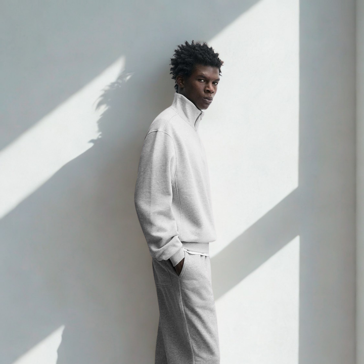 Lefèvre™ Sweat Zip Paris - Gris