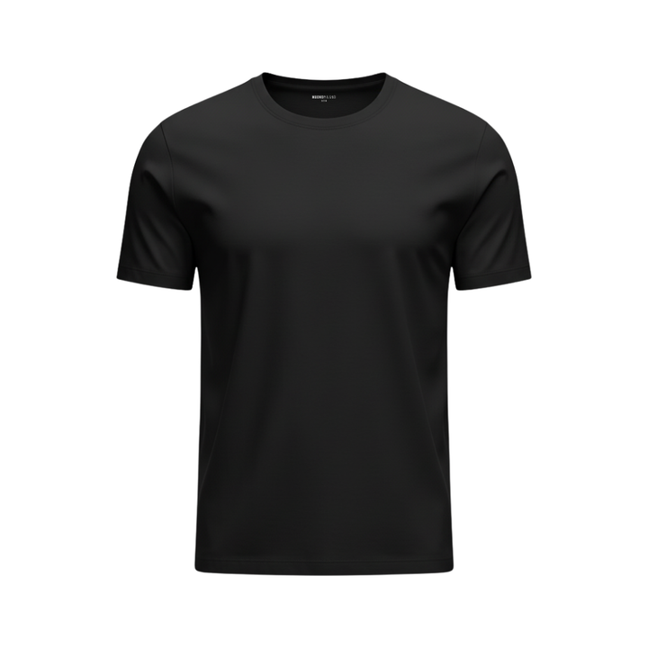 Lefèvre™ – T-shirt Coupe Parfaite Athènes – Noir