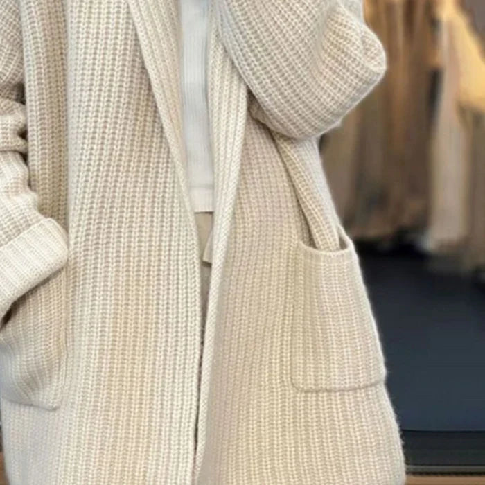 Lefèvre™ Cardigan en maille avec poches