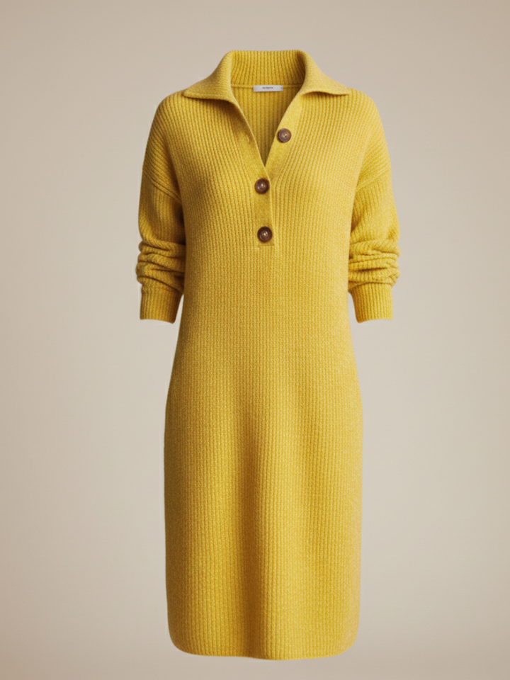 Lefèvre™ Robe Ayda Mi-Longue En Laine