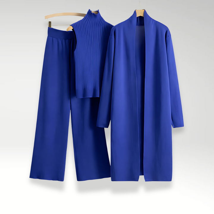 Lefèvre™ Ensemble trois pièces en maille Luxe