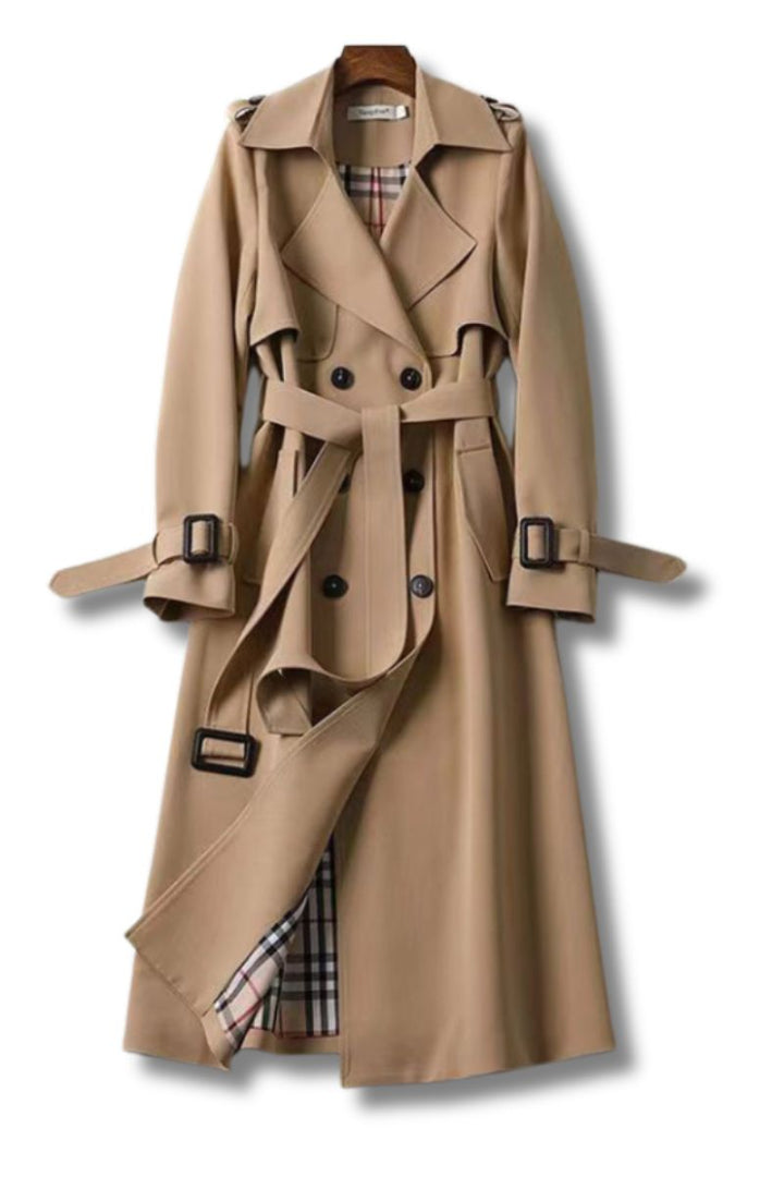 Lefèvre™ Trench-coat classique pour femme