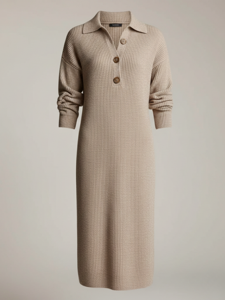 Lefèvre™ Robe Ayda Mi-Longue En Laine