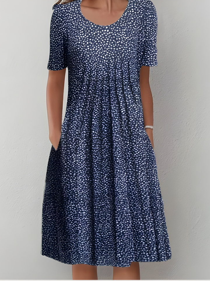 Lefèvre™ Robe Plissée Florale