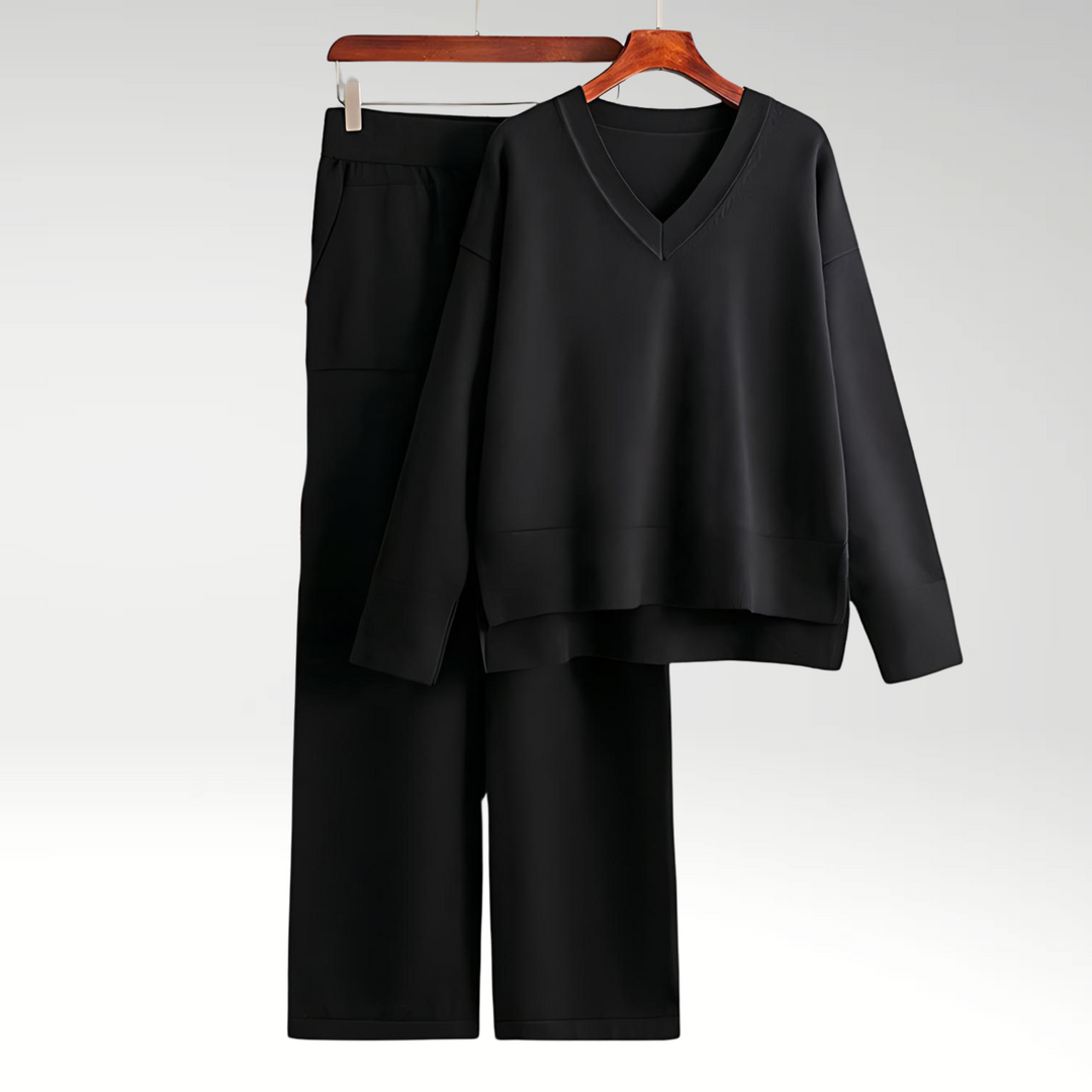 Lefèvre™ Luxe Ensemble deux pièces col V