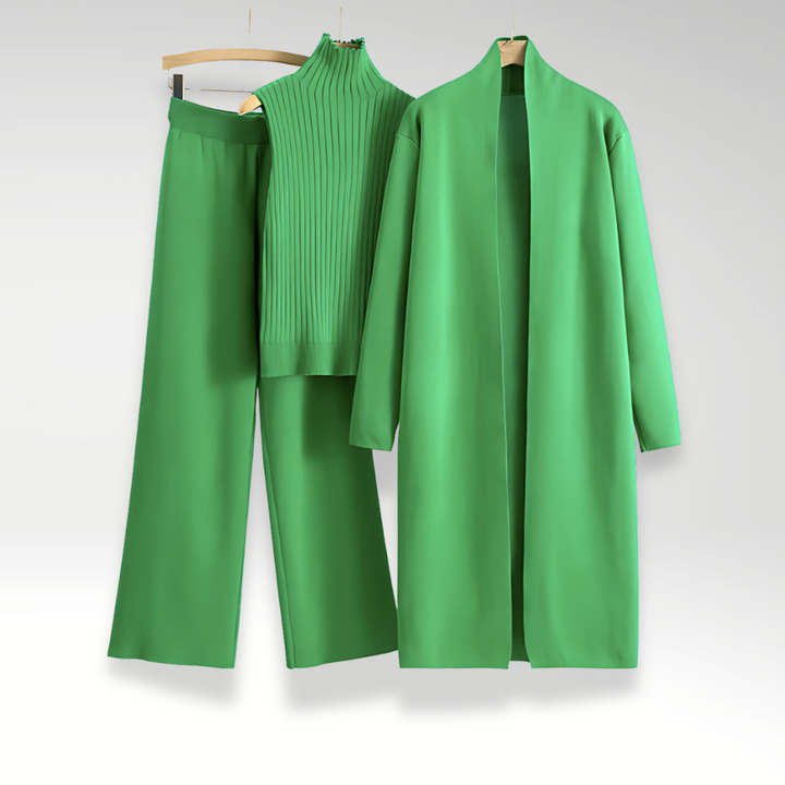 Lefèvre™ Ensemble trois pièces en maille Luxe