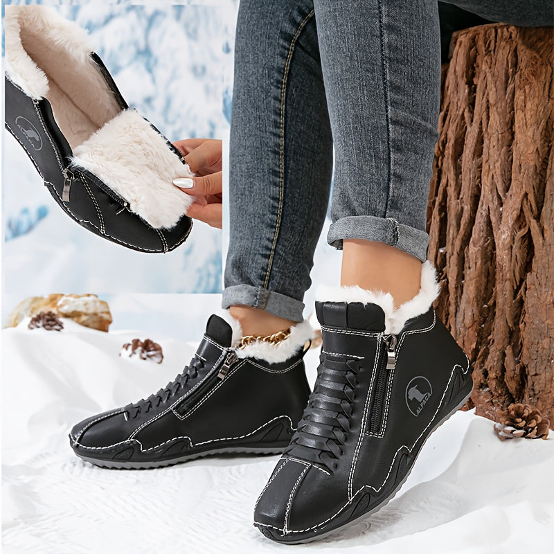 Lefèvre™ Bottines confort d’hiver à soutien ergonomique