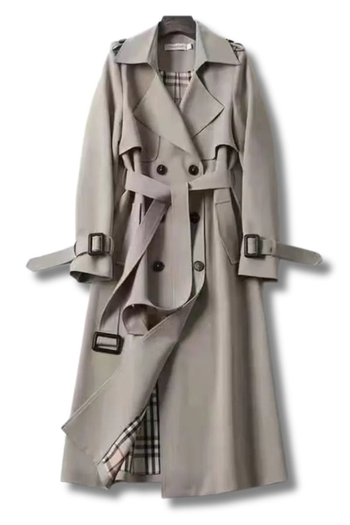 Lefèvre™ Trench-coat classique pour femme