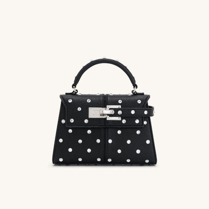 Lefèvre™ Mini Sac Grace - Cristal Noir