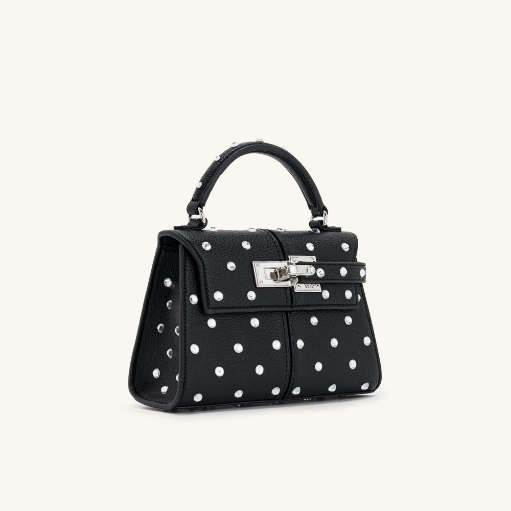 Lefèvre™ Mini Sac Grace - Cristal Noir