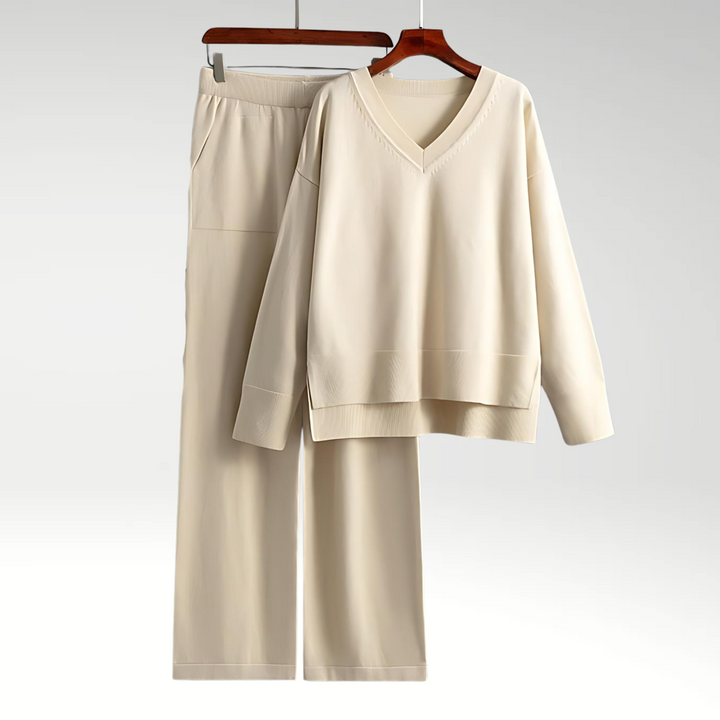 Lefèvre™ Luxe Ensemble deux pièces col V