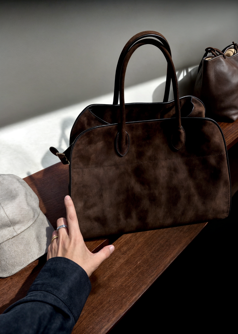 Lefèvre™ Suede Sac à Bandoulière BB