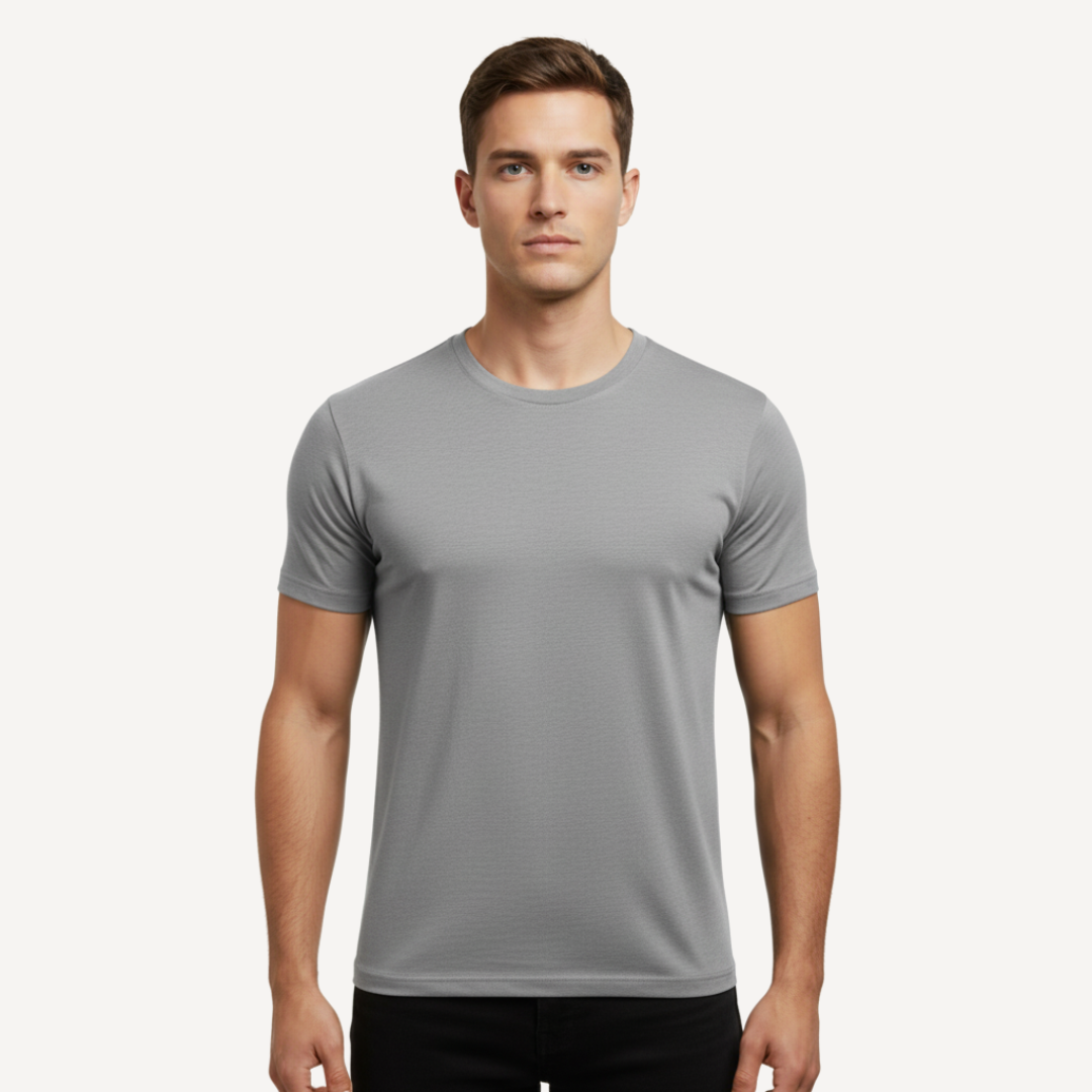 Lefèvre™ – T-shirt Coupe Parfaite Athènes – Gris