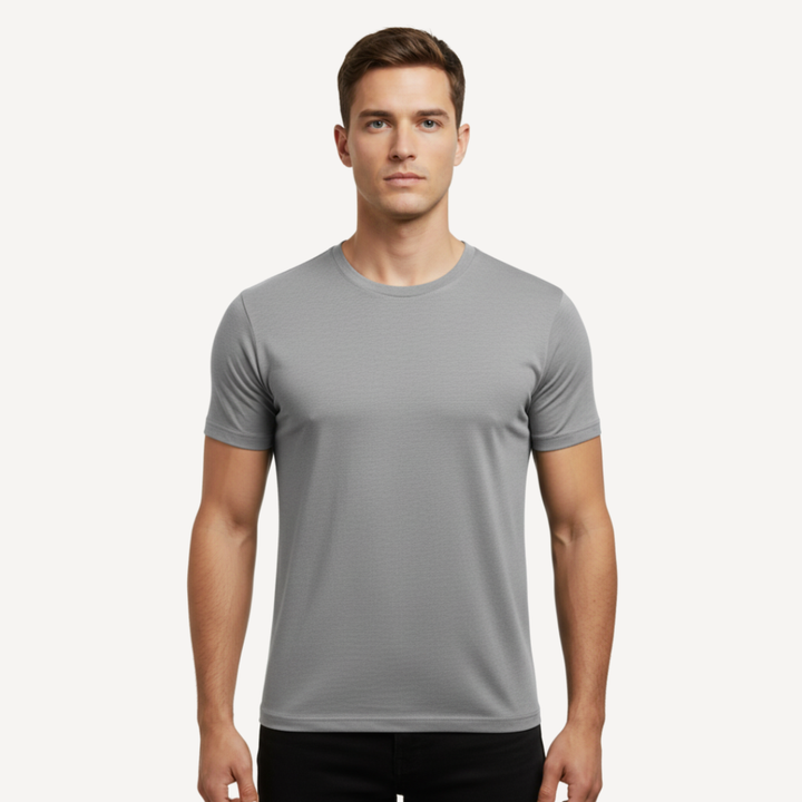 Lefèvre™ – T-shirt Coupe Parfaite Athènes – Gris