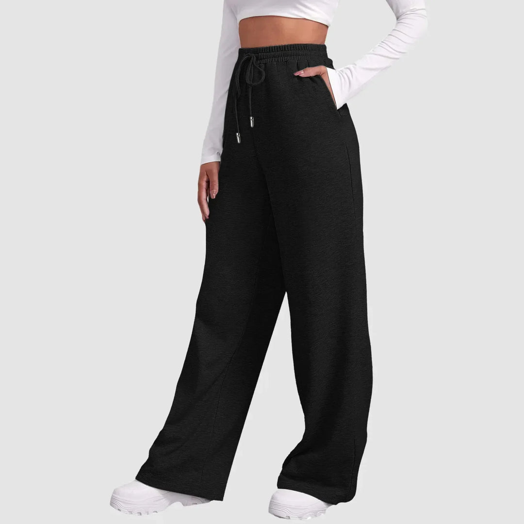 Lefèvre™ Joggers à jambe large et coupe décontractée