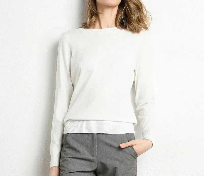 Lefèvre™ Pull confort en laine essentiel