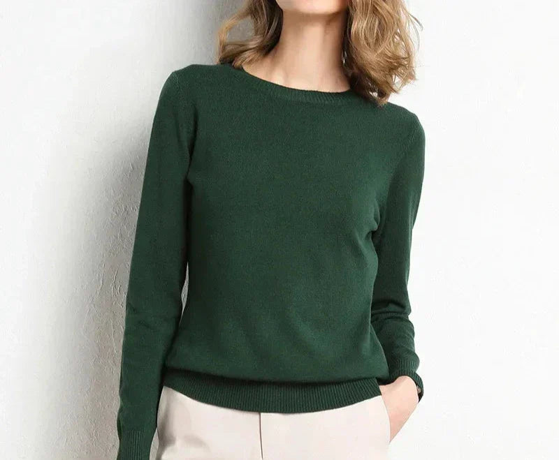 Lefèvre™ Pull confort en laine essentiel