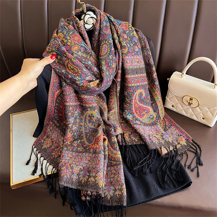 Lefèvre™ Écharpe à Motifs Bohème