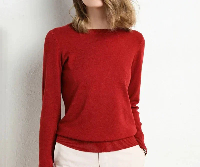Lefèvre™ Pull confort en laine essentiel