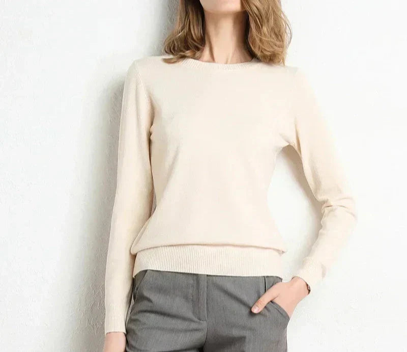 Lefèvre™ Pull confort en laine essentiel