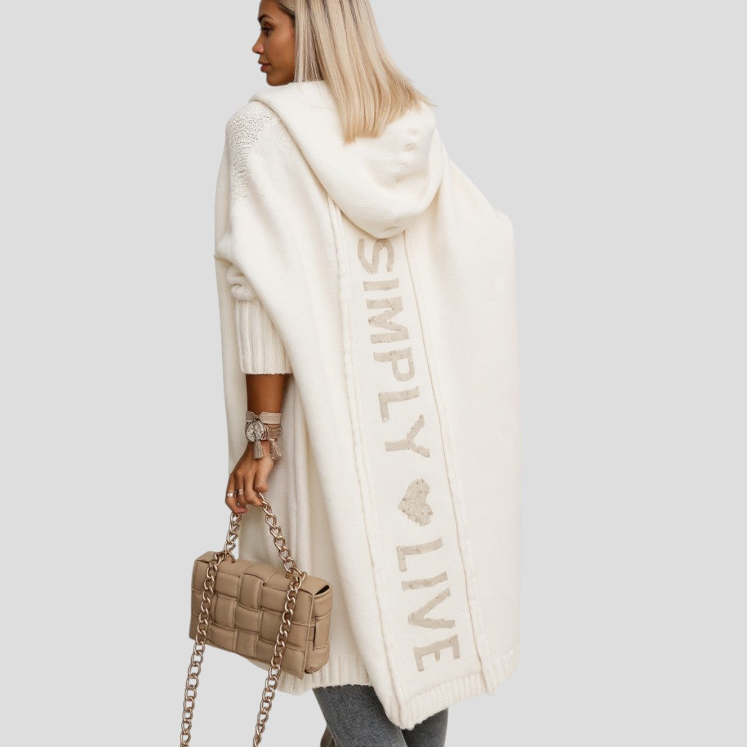 Lefèvre™ Veste longue en tricot