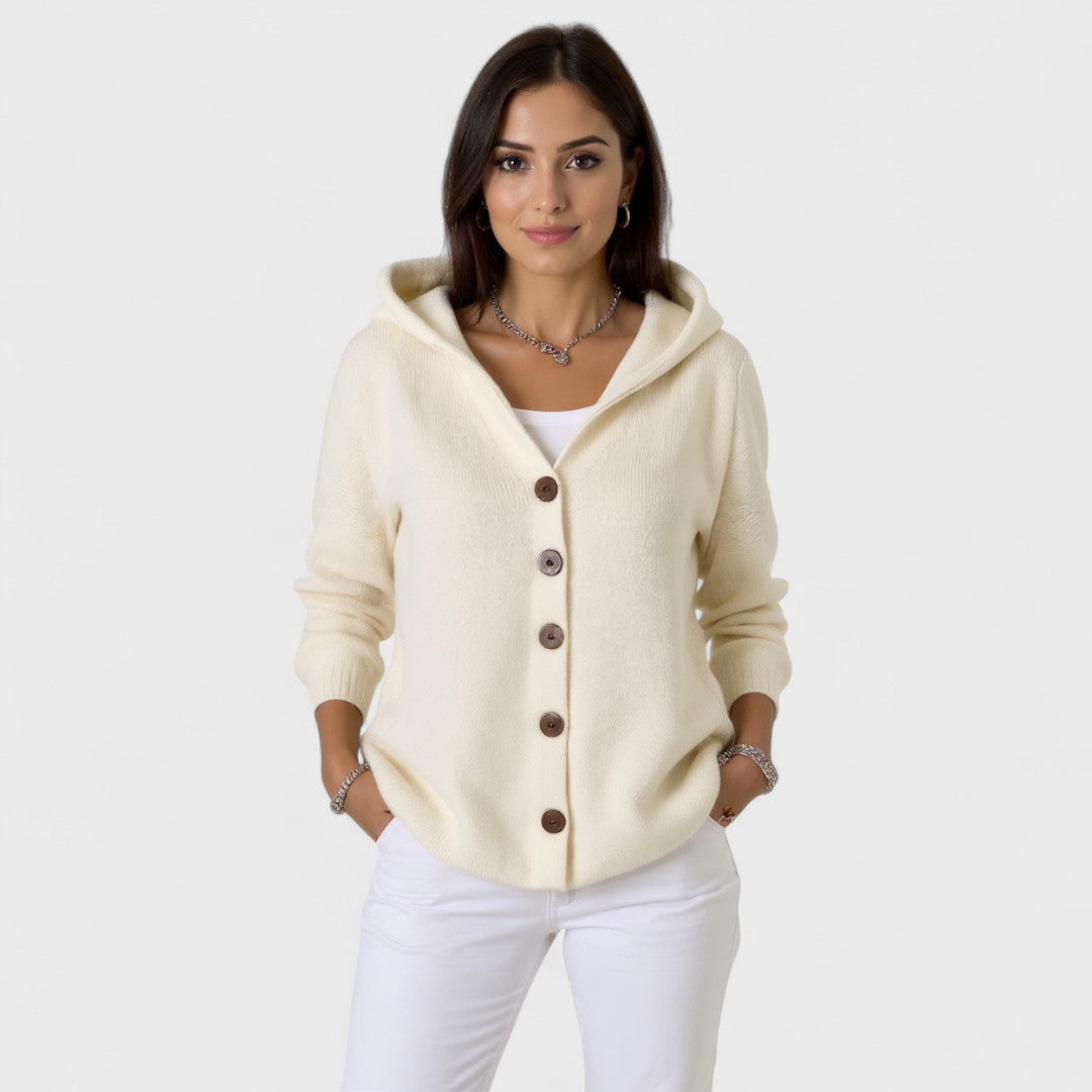 Lefèvre™ Cardigan en tricot à capuche tendance