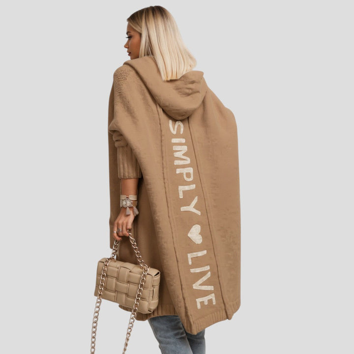 Lefèvre™ Veste longue en tricot