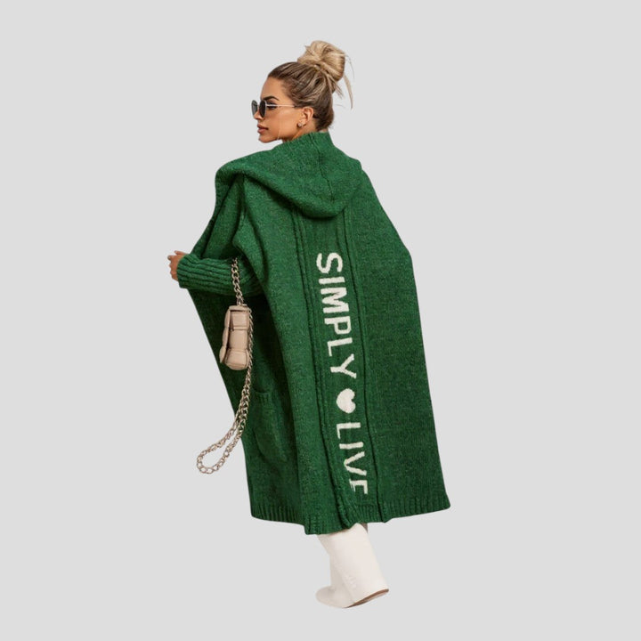 Lefèvre™ Veste longue en tricot