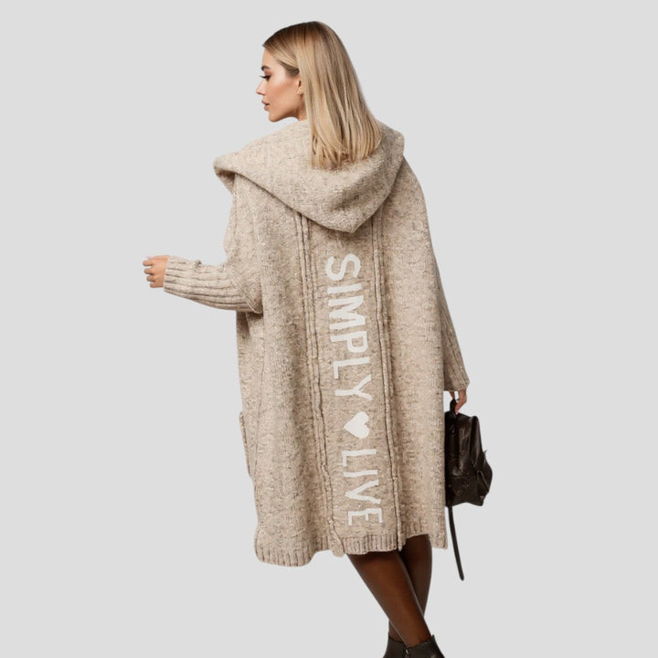 Lefèvre™ Veste longue en tricot