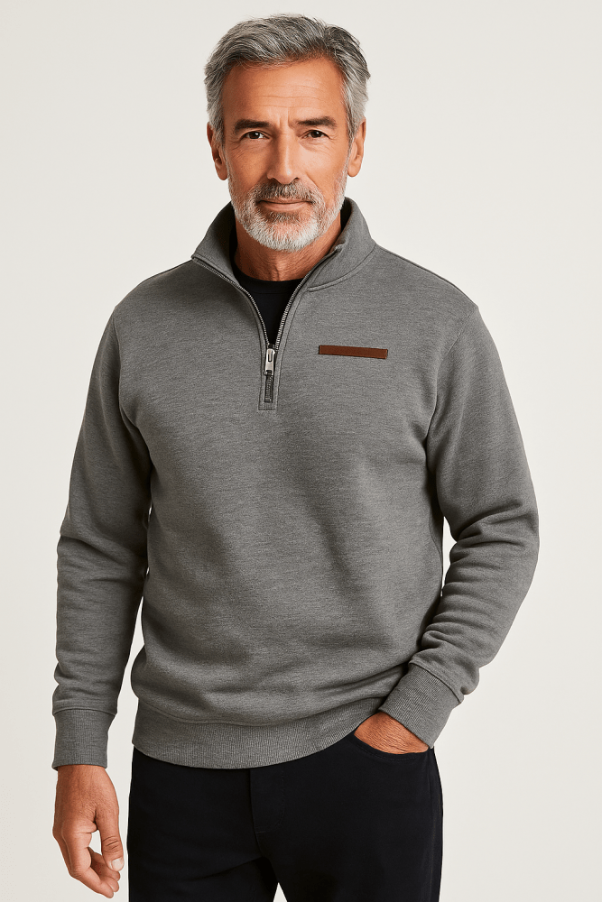 Lefèvre™  Sweat-shirt en polaire décontracté pour hommes