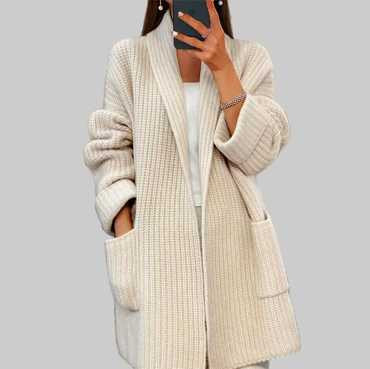 Lefèvre™ Cardigan en maille avec poches