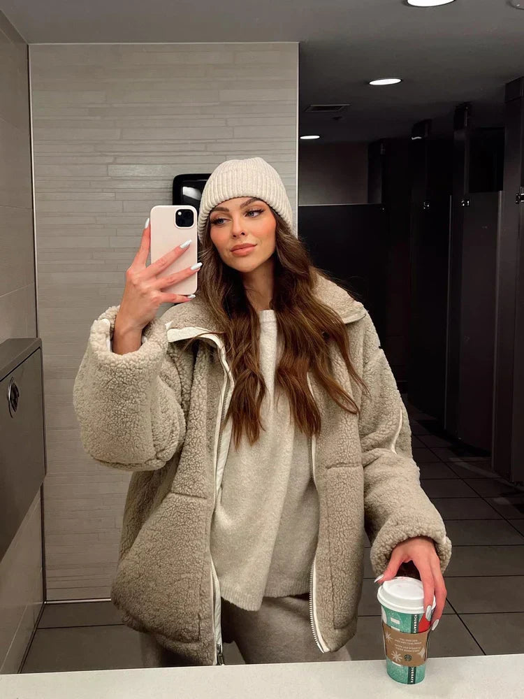 Lefèvre™ Veste d'hiver douce et chaude