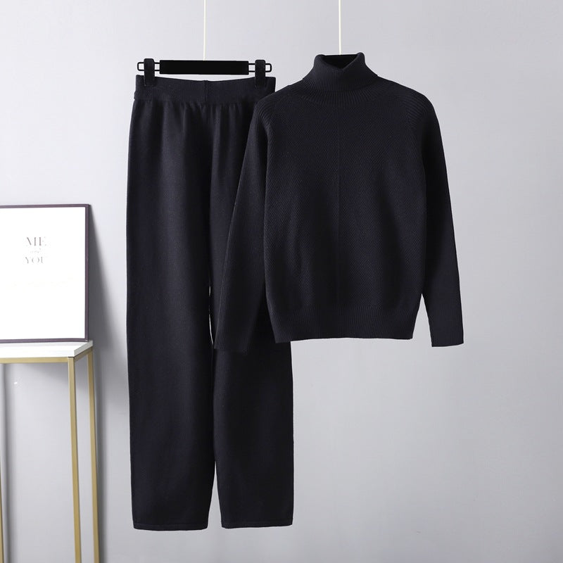 Lefèvre™ Ensemble deux pièces Lounge en tricot torsadé