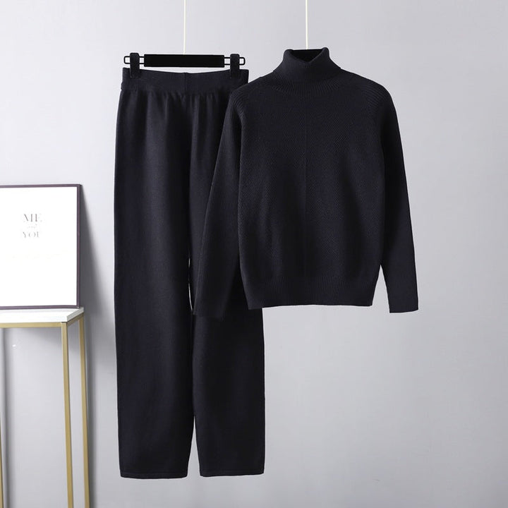 Lefèvre™ Ensemble deux pièces Lounge en tricot torsadé