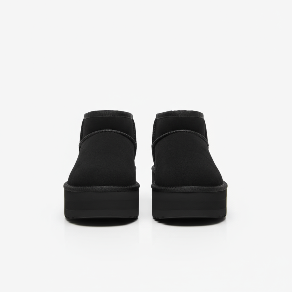 Lefèvre™ Mini Bottine Plate Sydney - Noir