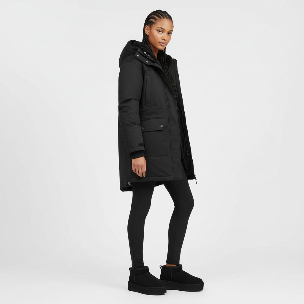 Lefèvre™ Mini Bottine Plate Sydney - Noir