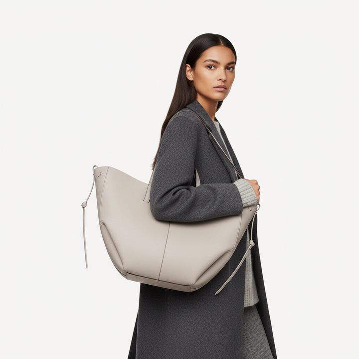 Lefèvre™ Sac Tote Stella - Craie