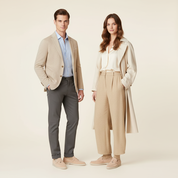 Lefèvre™ Mocassins Milano - Rose Clair