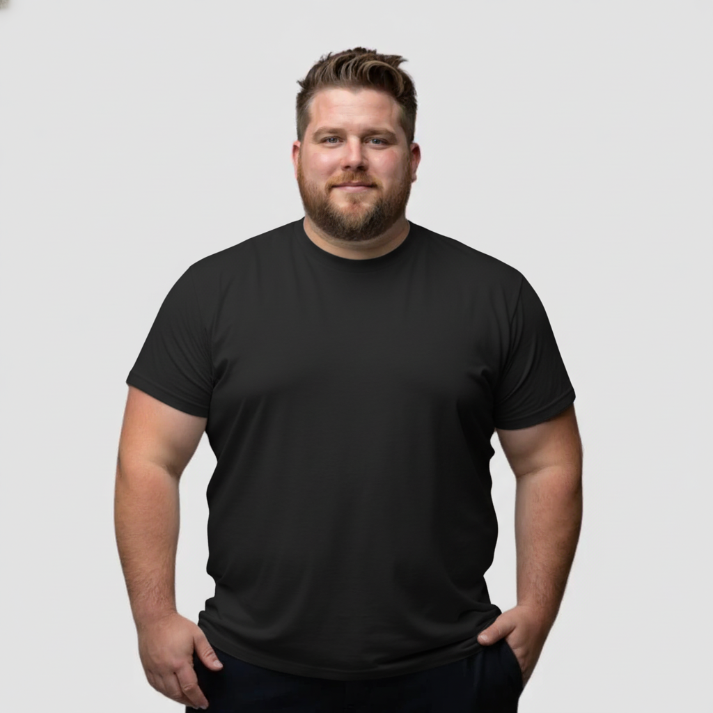 Lefèvre™ – T-shirt Coupe Parfaite Athènes – Noir